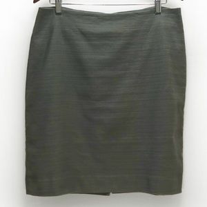 Anne Klein pencil skirt, olive green, sz 12